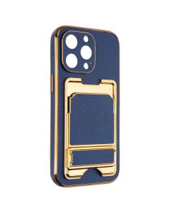 Чохол накладка для iPhone 13 Pro Gold Seria Синя (Blue)