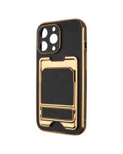 Чохол накладка для iPhone 13 Pro Gold Seria Чорна (Black)