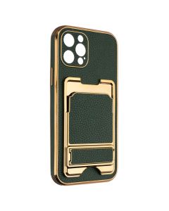 Чохол накладка для iPhone 12 Pro Gold Seria Зелена (Green)