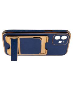 Чохол накладка для iPhone 12 Gold Seria Синя (Blue)