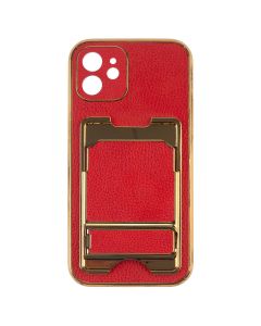Чохол накладка для iPhone 12 Gold Seria Червона (Red)