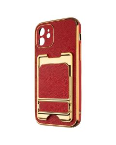Чохол накладка для iPhone 12 Gold Seria Червона (Red)