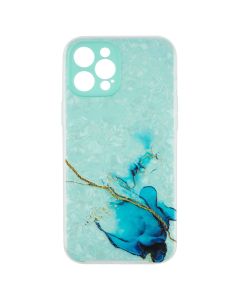 Чохол накладка для iPhone 12 Pro Max Mramor Case Зелена (Green)