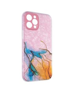 Чохол накладка для iPhone 12 Pro Max Mramor Case Рожева (Pink)