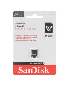 SanDisk USB 3.1 128Gb Ultra Fit Чорна (Black)