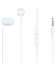 Навушники з мікрофоном XO EP37 Wired in-ear earphones Білі (White)