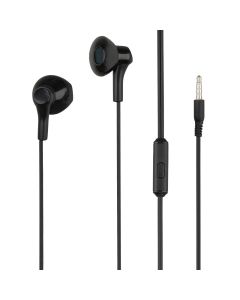 Навушники з мікрофоном XO EP39 in-ear earphones Чорні (Black)