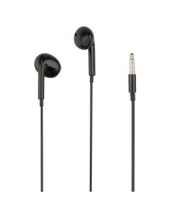 Навушники з мікрофоном XO EP43 in-ear earphones Чорні (Black)