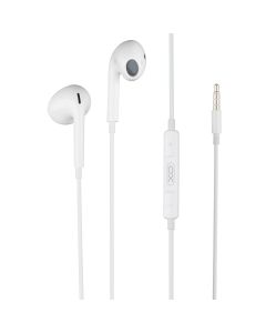 Навушники з мікрофоном XO EP43 Wired in-ear earphones Білі (White)