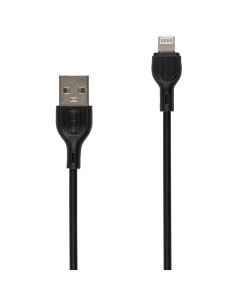 USB кабель XO NB200 2.1A Lightning 1м Чорний (Black)