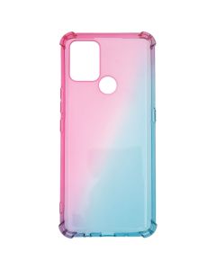 Чехол накладка для TECNO Pova WAVE Shine Синий Розовый (Blue Pink)