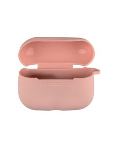 Чохол для навушників AirPods DM з карабіном Рожевий (Light Pink)