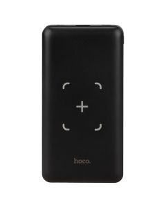 PowerBank 10000 мАч Hoco J50 Surf Wireless Черный (Black)