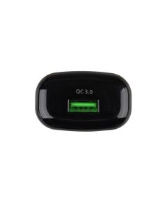 Зарядное устройство Hoco N3 Special 1USB QC3.0 + кабель micro-USB Черный (Black)