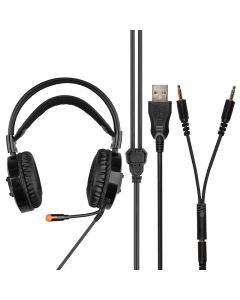 Навушники накладні Moxom MX-EP23 GM Gaming Чорні (Black)