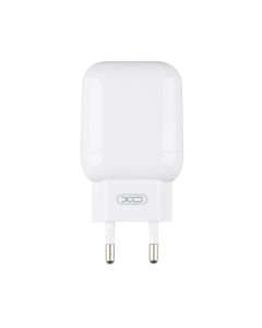 Зарядний пристрій XO L78 2.4A/2 USB + кабель Micro-USB Білий (White)