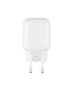 Зарядний пристрій XO L78 2.4A/2 USB + кабель Micro-USB Білий (White)