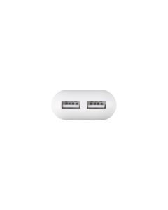 Зарядний пристрій XO L78 2.4A/2 USB + кабель Micro-USB Білий (White)