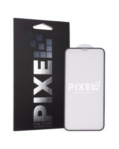 Защитное стекло для iPhone XR/11 Pixel 3D Full Черное (Black)