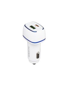 Автомобільний зарядний пристрій Borofone BZ14A Mercury PD20W + QC3.0 Чорний (Black)