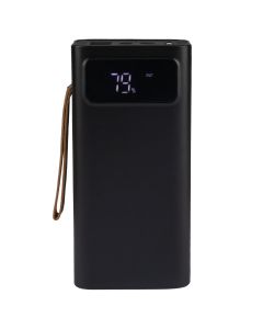 PowerBank 30000 mAh XO PR142 3USB/Type-C/Lightning Чорний (Black)