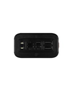 PowerBank 30000 mAh XO PR142 3USB/Type-C/Lightning Чорний (Black)