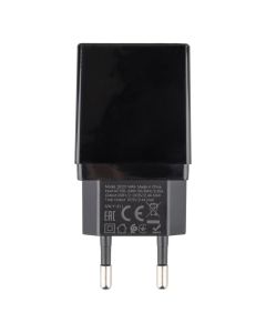 Зарядное устройство Hoco DC01 Max Porcelain 2USB 2.1A + кабель Lightning Черный (Black)